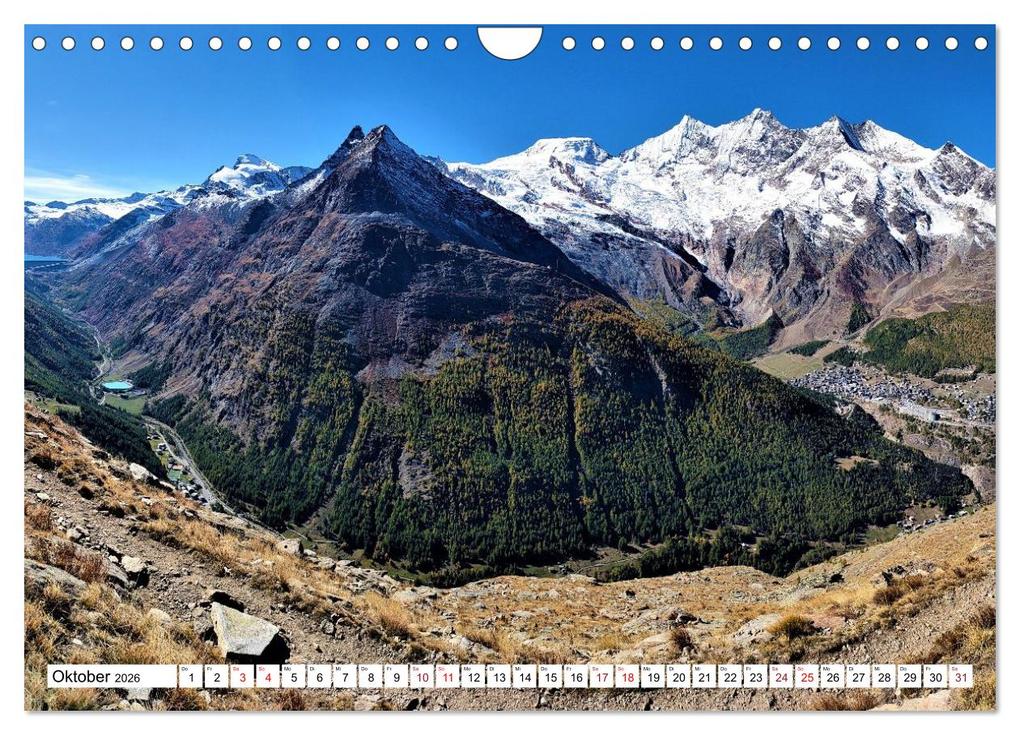 Weitere Ansicht: Majestätische Alpen (Wandkalender 2026 DIN A4 quer), CALVENDO Monatskalender | Hubert Krummenacher, Calvendo