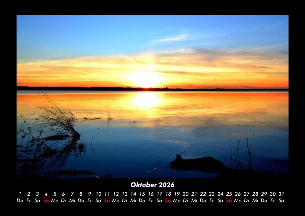 Weitere Ansicht: Seeblick 2026 Fotokalender DIN A3 | Tobias Becker