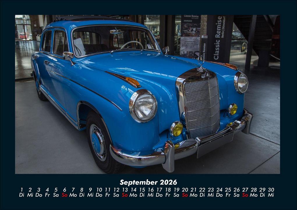 Weitere Ansicht: Welt der Oldtimer 2026 Fotokalender DIN A4 | Tobias Becker
