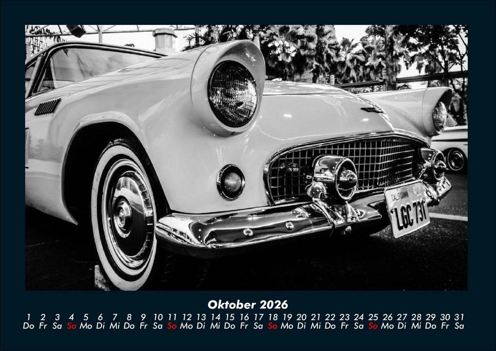 Weitere Ansicht: Welt der Oldtimer 2026 Fotokalender DIN A4 | Tobias Becker