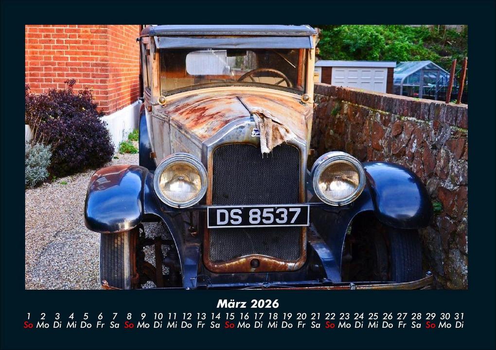 Weitere Ansicht: Welt der Oldtimer 2026 Fotokalender DIN A4 | Tobias Becker