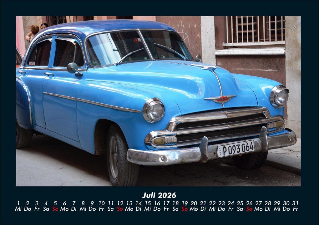 Weitere Ansicht: Welt der Oldtimer 2026 Fotokalender DIN A4 | Tobias Becker