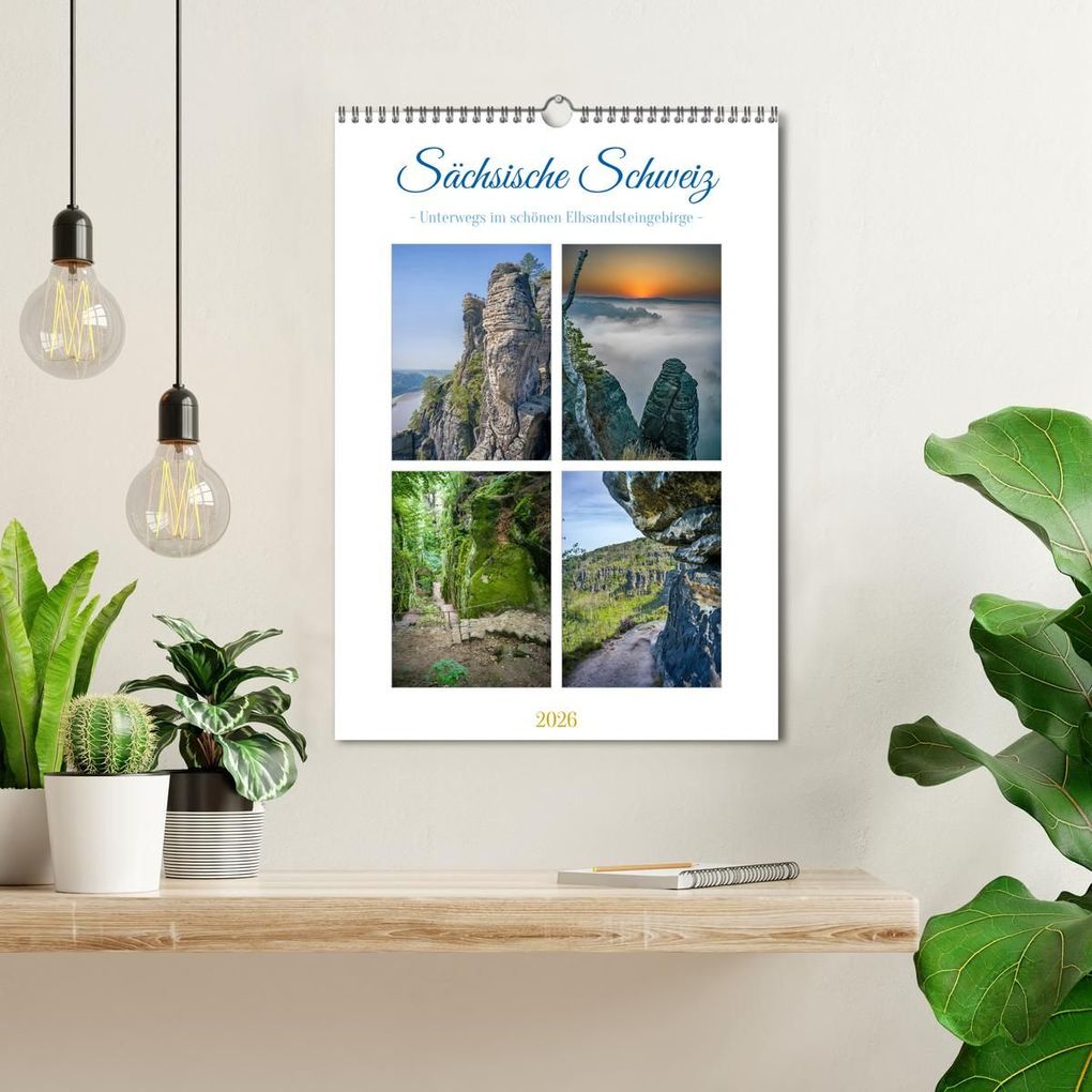 Weitere Ansicht: Sächsische Schweiz - Unterwegs im schönen Elbsandsteingebirge (Wandkalender 2026 DIN A3 hoch), CALVENDO Monatskalender | Thomas Bugdoll, Calvendo