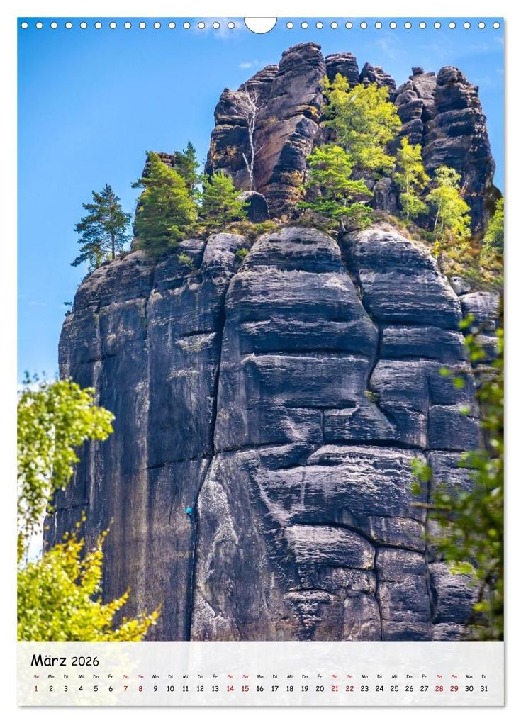 Weitere Ansicht: Sächsische Schweiz - Unterwegs im schönen Elbsandsteingebirge (Wandkalender 2026 DIN A3 hoch), CALVENDO Monatskalender | Thomas Bugdoll, Calvendo