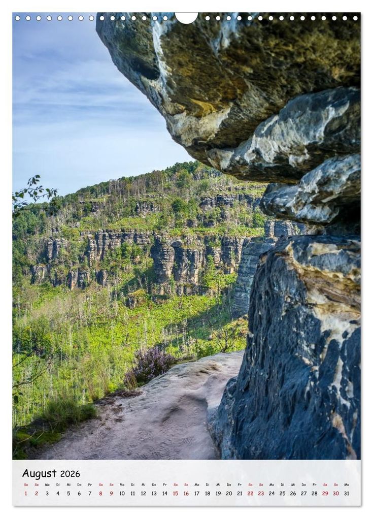 Weitere Ansicht: Sächsische Schweiz - Unterwegs im schönen Elbsandsteingebirge (Wandkalender 2026 DIN A3 hoch), CALVENDO Monatskalender | Thomas Bugdoll, Calvendo