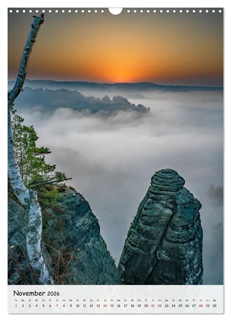 Weitere Ansicht: Sächsische Schweiz - Unterwegs im schönen Elbsandsteingebirge (Wandkalender 2026 DIN A3 hoch), CALVENDO Monatskalender | Thomas Bugdoll, Calvendo