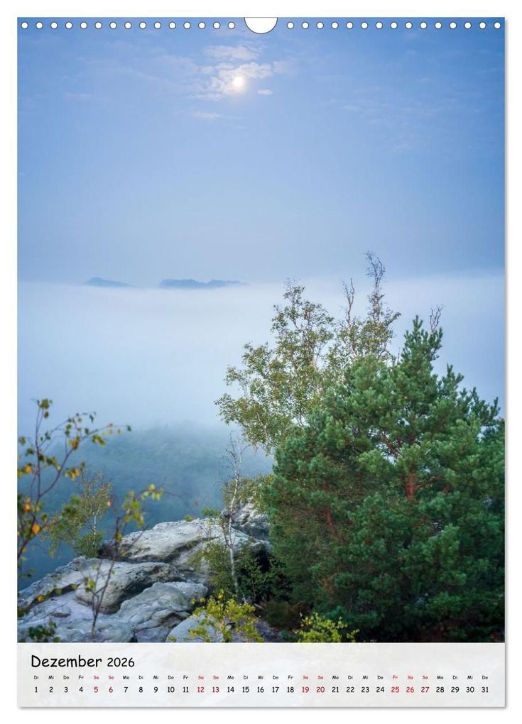 Weitere Ansicht: Sächsische Schweiz - Unterwegs im schönen Elbsandsteingebirge (Wandkalender 2026 DIN A3 hoch), CALVENDO Monatskalender | Thomas Bugdoll, Calvendo