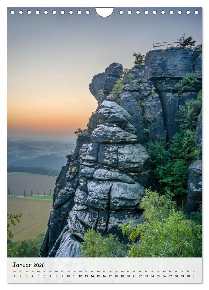 Weitere Ansicht: Sächsische Schweiz - Unterwegs im schönen Elbsandsteingebirge (Wandkalender 2026 DIN A4 hoch), CALVENDO Monatskalender | Thomas Bugdoll, Calvendo