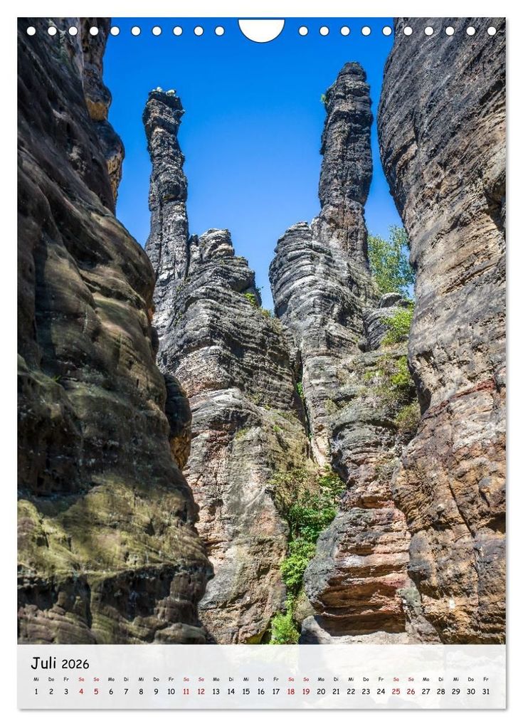 Weitere Ansicht: Sächsische Schweiz - Unterwegs im schönen Elbsandsteingebirge (Wandkalender 2026 DIN A4 hoch), CALVENDO Monatskalender | Thomas Bugdoll, Calvendo