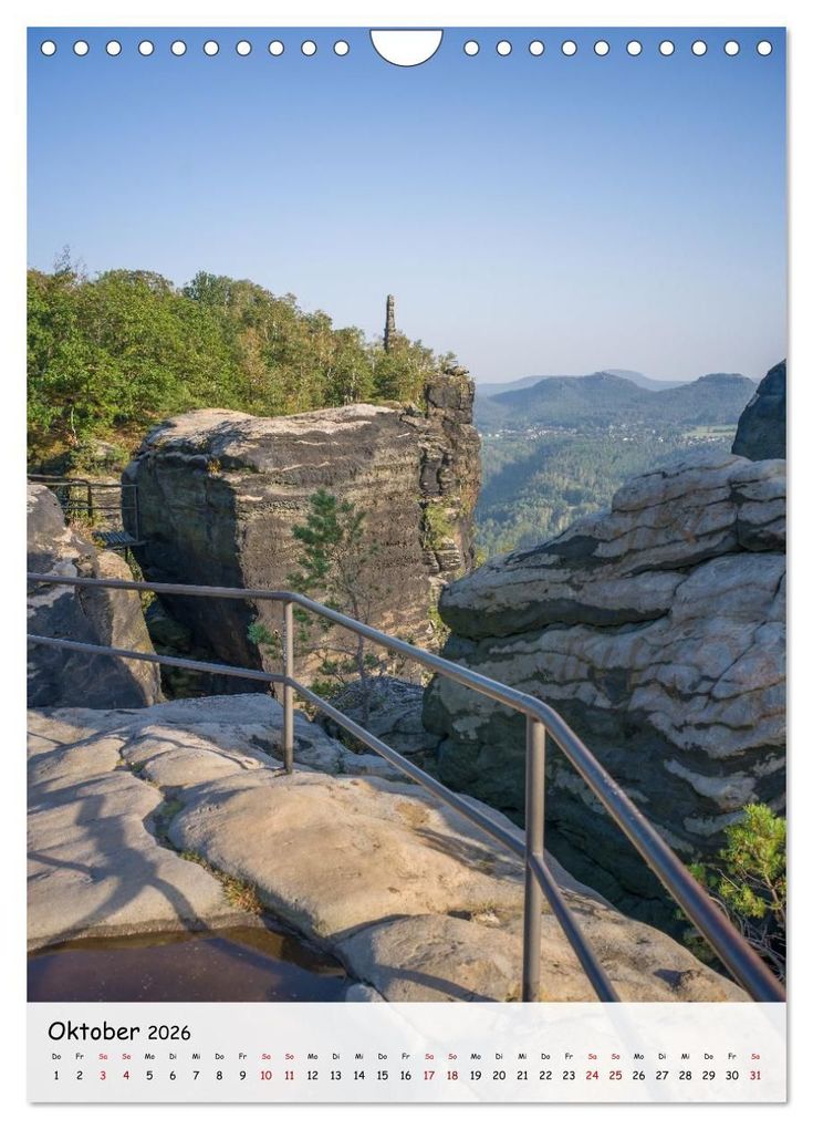 Weitere Ansicht: Sächsische Schweiz - Unterwegs im schönen Elbsandsteingebirge (Wandkalender 2026 DIN A4 hoch), CALVENDO Monatskalender | Thomas Bugdoll, Calvendo