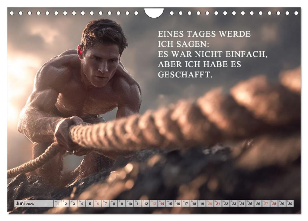 Weitere Ansicht: Weisheit und Motivation - Inspiration voller Sinn und Stärke (Wandkalender 2026 DIN A4 quer), CALVENDO Monatskalender | Dirk Meutzner, Calvendo