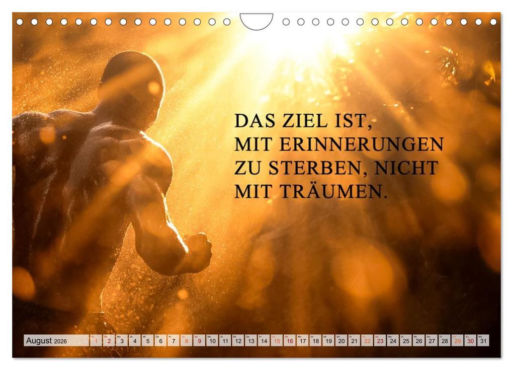 Weitere Ansicht: Weisheit und Motivation - Inspiration voller Sinn und Stärke (Wandkalender 2026 DIN A4 quer), CALVENDO Monatskalender | Dirk Meutzner, Calvendo