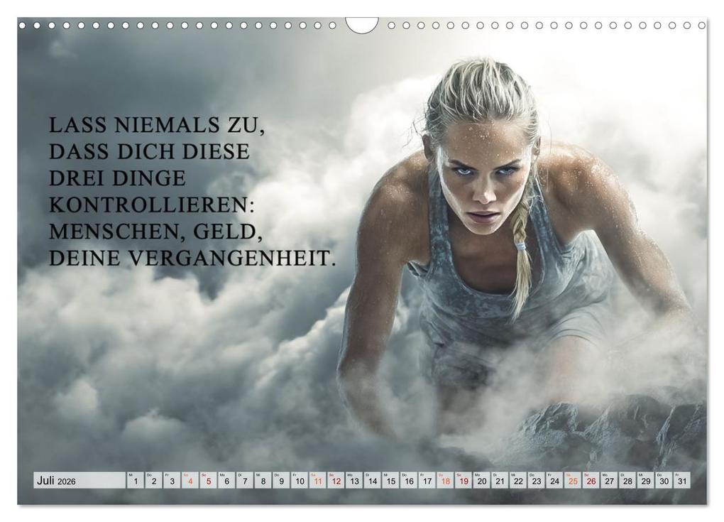 Weitere Ansicht: Weisheit und Motivation - Inspiration voller Sinn und Stärke (Wandkalender 2026 DIN A3 quer), CALVENDO Monatskalender | Dirk Meutzner, Calvendo