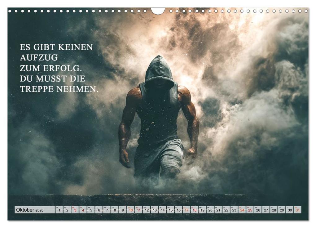 Weitere Ansicht: Weisheit und Motivation - Inspiration voller Sinn und Stärke (Wandkalender 2026 DIN A3 quer), CALVENDO Monatskalender | Dirk Meutzner, Calvendo