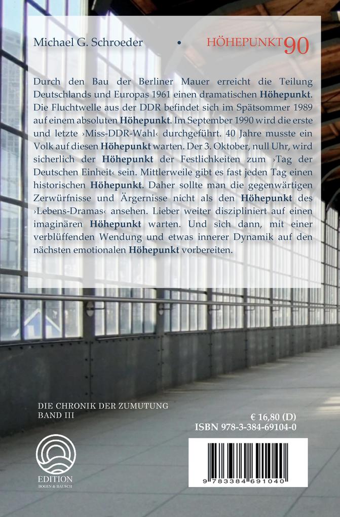 Weitere Ansicht: Höhepunkt 90 | Michael G. Schroeder