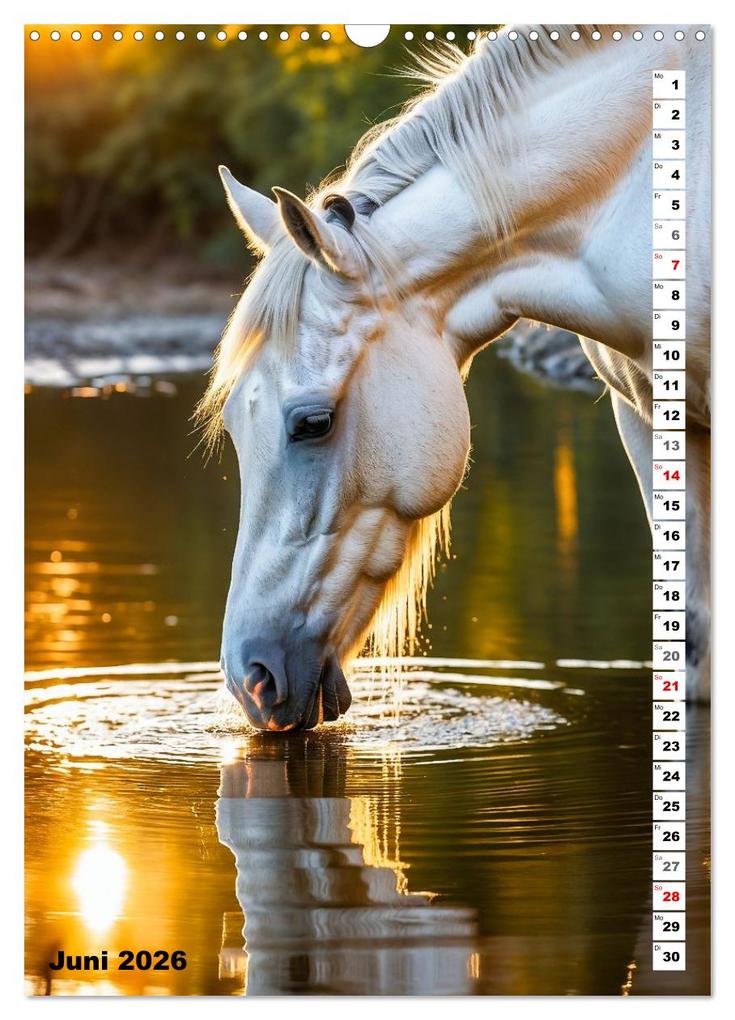 Weitere Ansicht: Pferdekalender - Wunderschöne Pferde in Natur und Portraits (Wandkalender 2026 DIN A3 hoch), CALVENDO Monatskalender | MB Fotografie, Calvendo