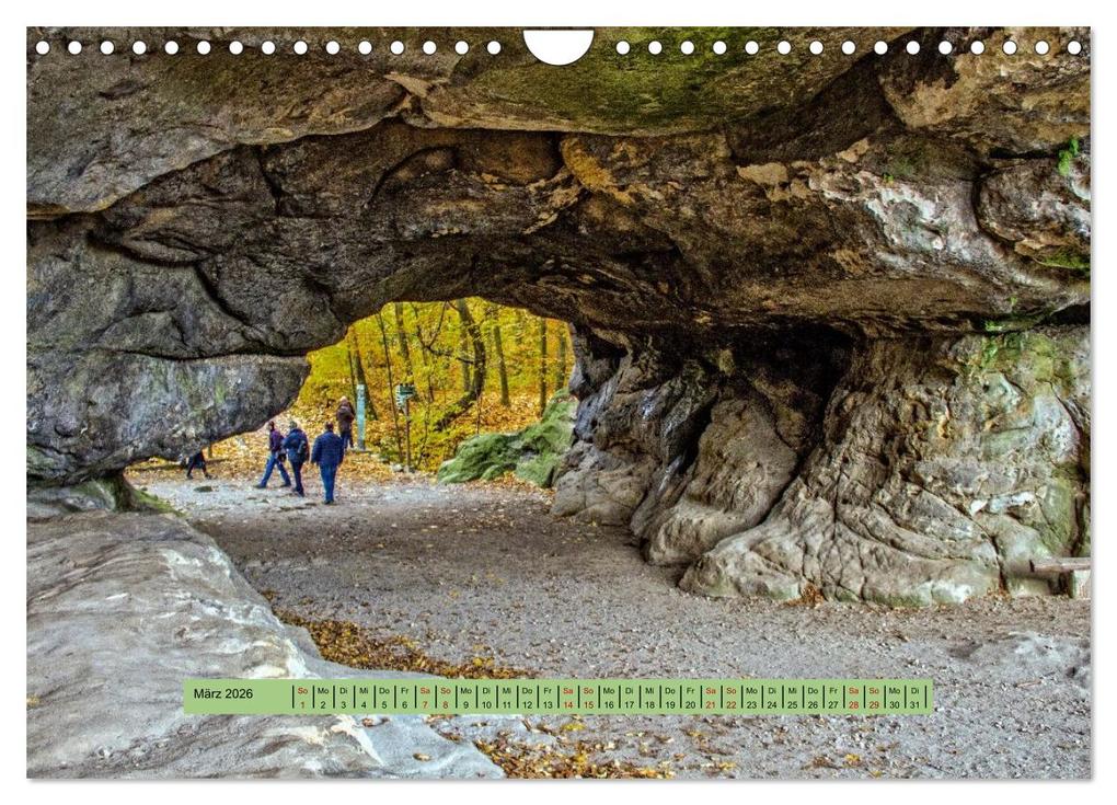 Weitere Ansicht: Sächsische Schweiz - Erlebnisse eines Herbsturlaubs (Wandkalender 2026 DIN A4 quer), CALVENDO Monatskalender | Holger Felix, Calvendo