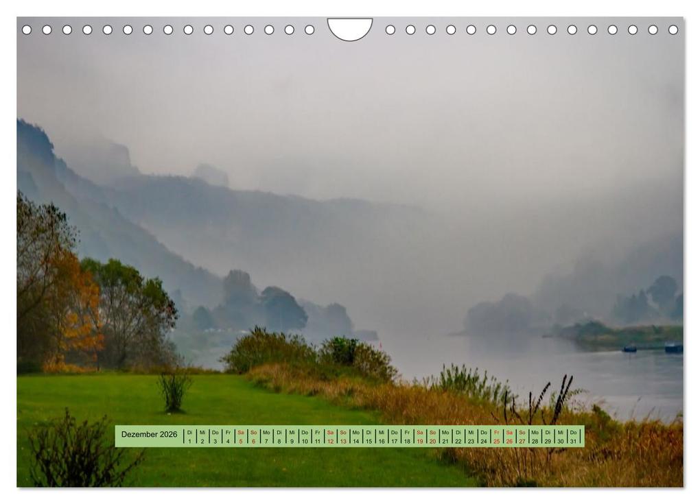 Weitere Ansicht: Sächsische Schweiz - Erlebnisse eines Herbsturlaubs (Wandkalender 2026 DIN A4 quer), CALVENDO Monatskalender | Holger Felix, Calvendo