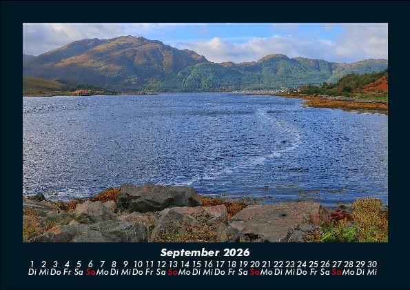 Weitere Ansicht: Landschaftskalender 2026 Fotokalender DIN A5 | Tobias Becker
