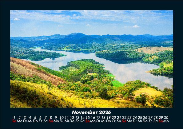 Weitere Ansicht: Landschaftskalender 2026 Fotokalender DIN A5 | Tobias Becker