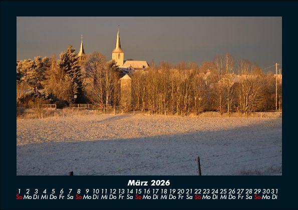 Weitere Ansicht: Landschaftskalender 2026 Fotokalender DIN A5 | Tobias Becker