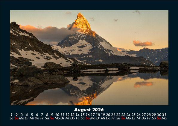 Weitere Ansicht: Landschaftskalender 2026 Fotokalender DIN A5 | Tobias Becker