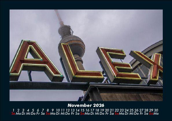 Weitere Ansicht: Berlin 2026 Fotokalender DIN A5 | Tobias Becker
