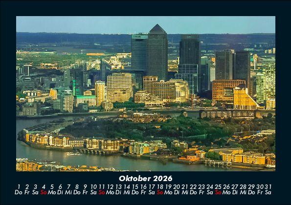 Weitere Ansicht: London 2026 Fotokalender DIN A5 | Tobias Becker