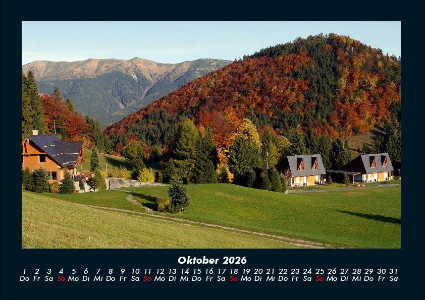 Weitere Ansicht: Landschaftskalender 2026 Fotokalender DIN A4 | Tobias Becker