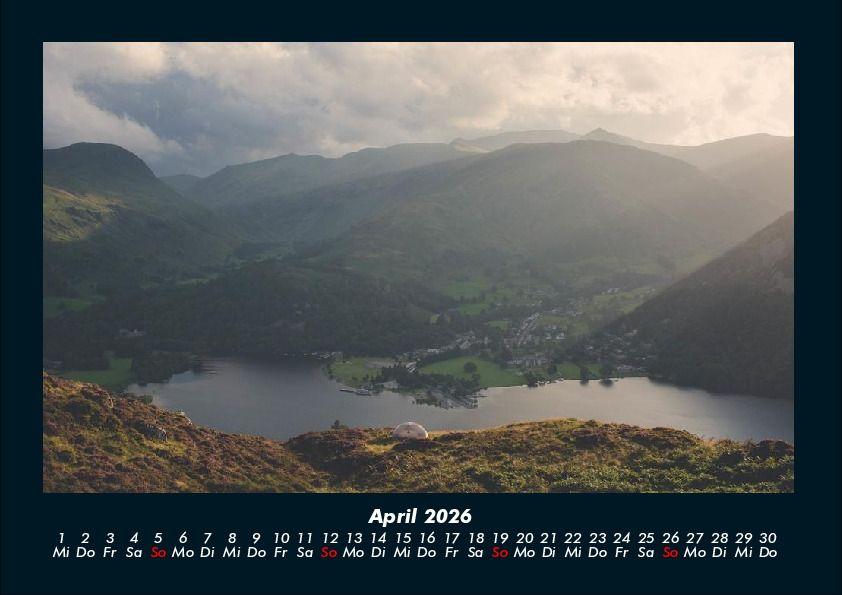 Weitere Ansicht: Landschaftskalender 2026 Fotokalender DIN A4 | Tobias Becker