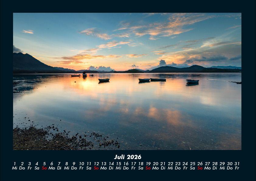 Weitere Ansicht: Landschaftskalender 2026 Fotokalender DIN A4 | Tobias Becker