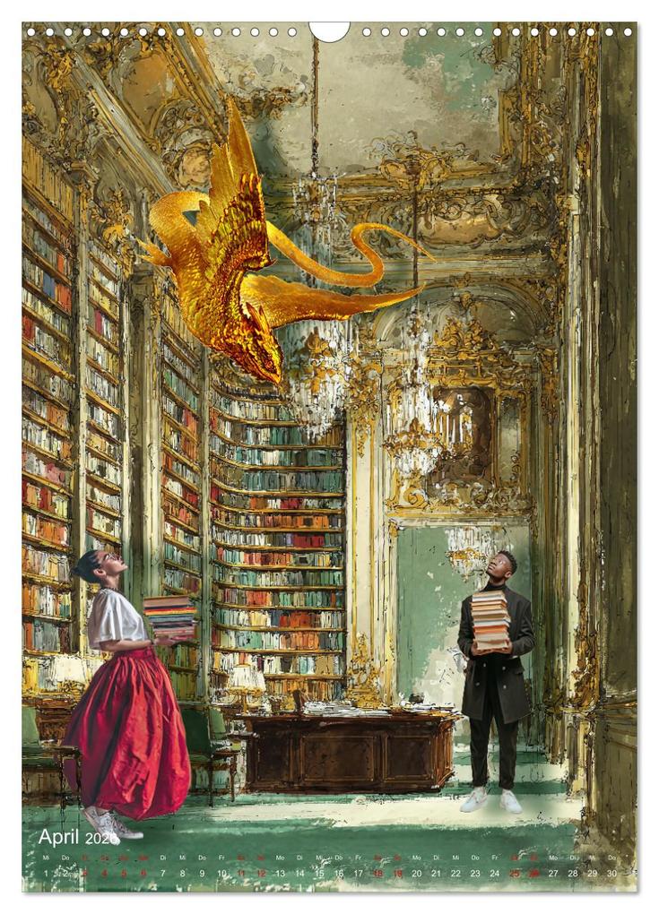 Weitere Ansicht: Wenn Lesen die Magie entfacht (Wandkalender 2026 DIN A3 hoch), CALVENDO Monatskalender | Eva Ola Feix, Calvendo