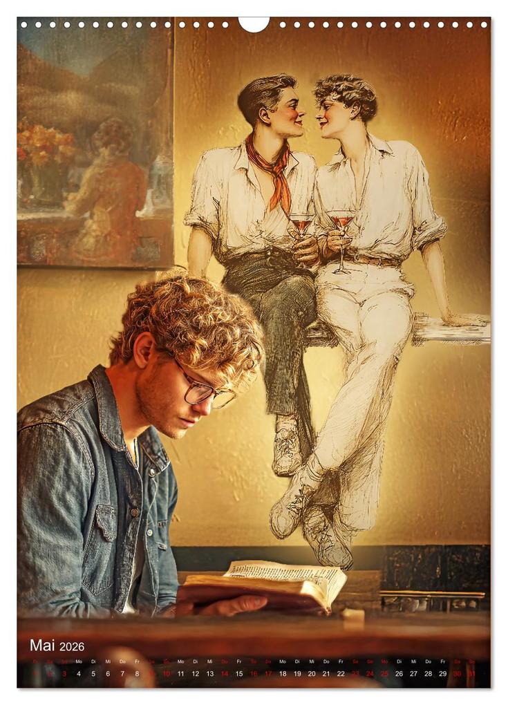 Weitere Ansicht: Wenn Lesen die Magie entfacht (Wandkalender 2026 DIN A3 hoch), CALVENDO Monatskalender | Eva Ola Feix, Calvendo