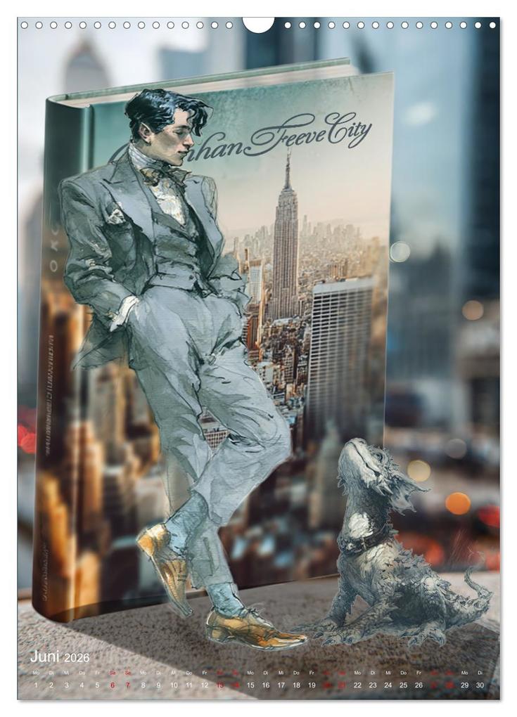 Weitere Ansicht: Wenn Lesen die Magie entfacht (Wandkalender 2026 DIN A3 hoch), CALVENDO Monatskalender | Eva Ola Feix, Calvendo