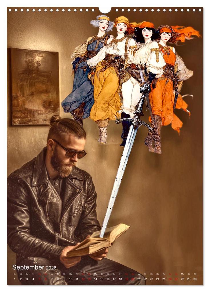 Weitere Ansicht: Wenn Lesen die Magie entfacht (Wandkalender 2026 DIN A3 hoch), CALVENDO Monatskalender | Eva Ola Feix, Calvendo