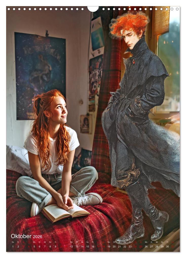 Weitere Ansicht: Wenn Lesen die Magie entfacht (Wandkalender 2026 DIN A3 hoch), CALVENDO Monatskalender | Eva Ola Feix, Calvendo