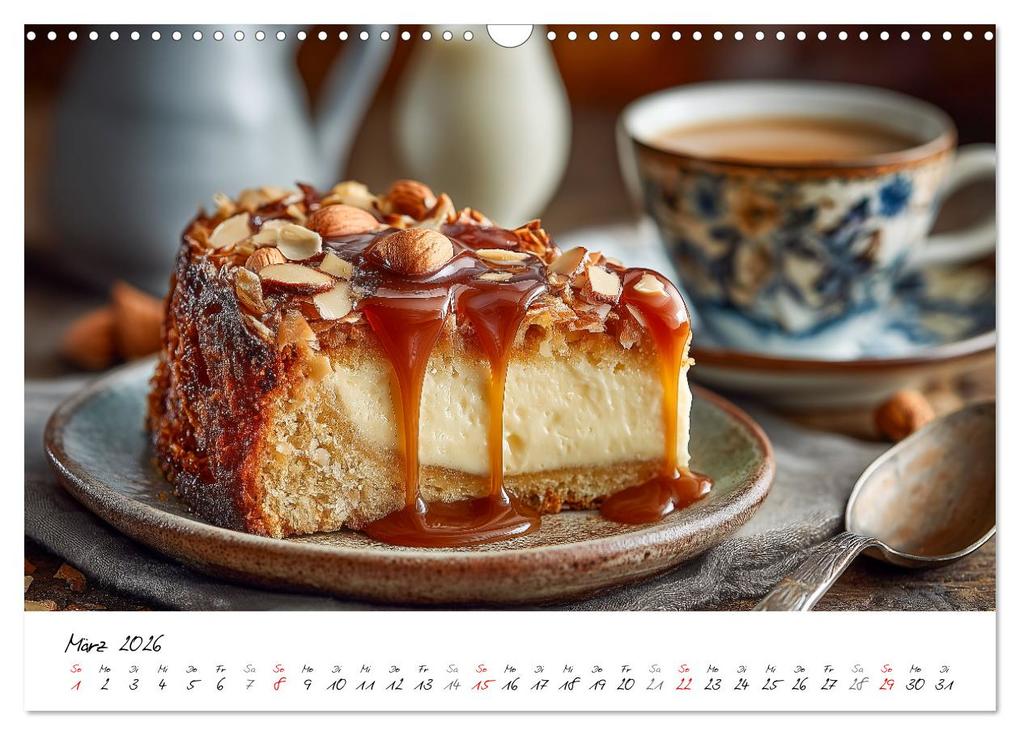 Weitere Ansicht: Klassiker aus Omas Küche - Zwölf Kuchen mit Nostalgie-Gefühl (Wandkalender 2026 DIN A3 quer), CALVENDO Monatskalender | MB Fotografie, Calvendo