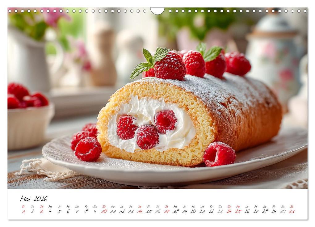 Weitere Ansicht: Klassiker aus Omas Küche - Zwölf Kuchen mit Nostalgie-Gefühl (Wandkalender 2026 DIN A3 quer), CALVENDO Monatskalender | MB Fotografie, Calvendo