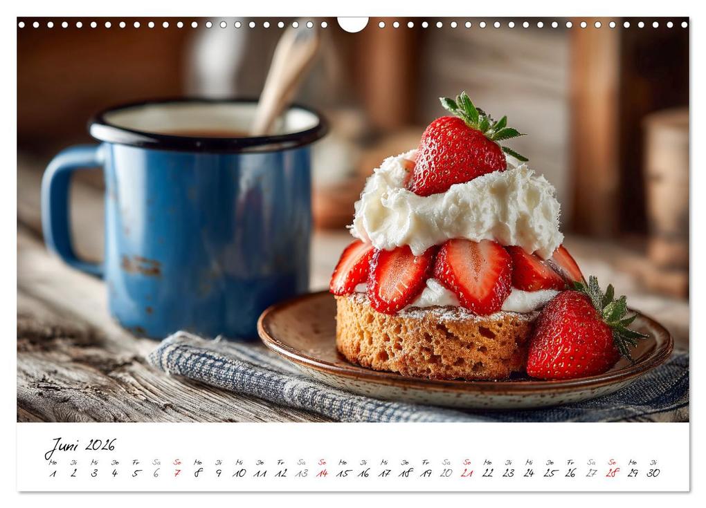 Weitere Ansicht: Klassiker aus Omas Küche - Zwölf Kuchen mit Nostalgie-Gefühl (Wandkalender 2026 DIN A3 quer), CALVENDO Monatskalender | MB Fotografie, Calvendo