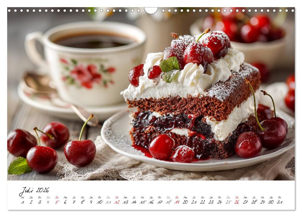 Weitere Ansicht: Klassiker aus Omas Küche - Zwölf Kuchen mit Nostalgie-Gefühl (Wandkalender 2026 DIN A3 quer), CALVENDO Monatskalender | MB Fotografie, Calvendo