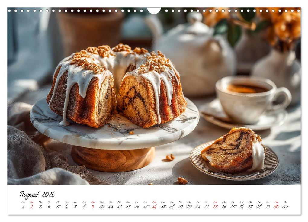 Weitere Ansicht: Klassiker aus Omas Küche - Zwölf Kuchen mit Nostalgie-Gefühl (Wandkalender 2026 DIN A3 quer), CALVENDO Monatskalender | MB Fotografie, Calvendo