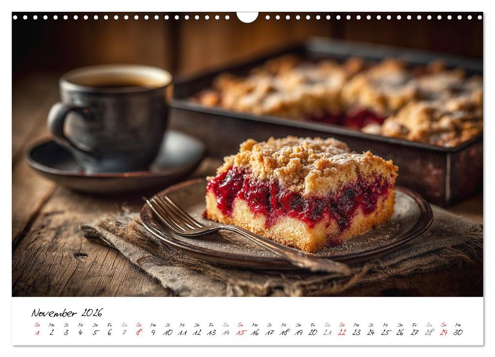 Weitere Ansicht: Klassiker aus Omas Küche - Zwölf Kuchen mit Nostalgie-Gefühl (Wandkalender 2026 DIN A3 quer), CALVENDO Monatskalender | MB Fotografie, Calvendo