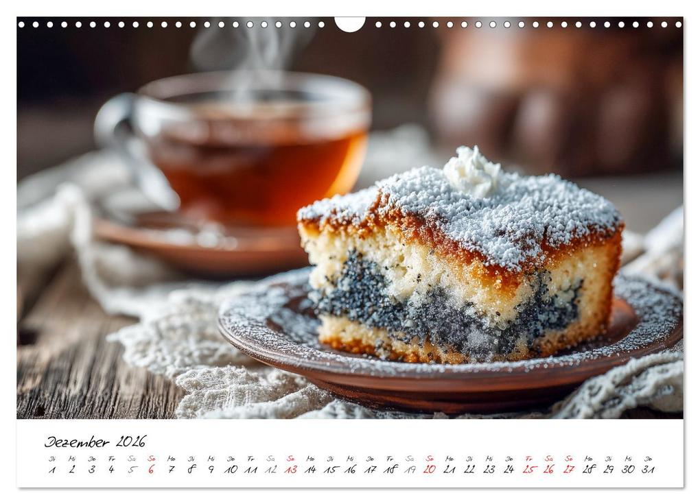 Weitere Ansicht: Klassiker aus Omas Küche - Zwölf Kuchen mit Nostalgie-Gefühl (Wandkalender 2026 DIN A3 quer), CALVENDO Monatskalender | MB Fotografie, Calvendo