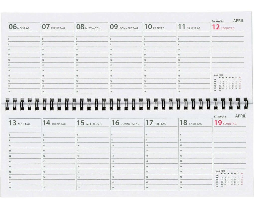 Weitere Ansicht: Stykex Schreibtischquerkalender 2026, 32 Blatt
