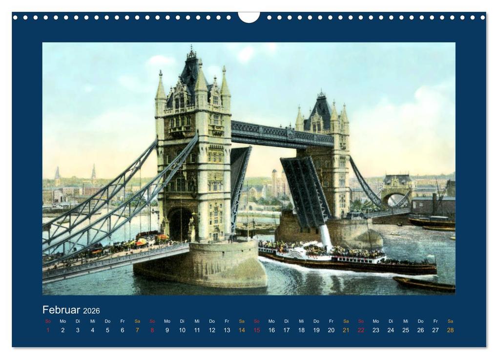 Weitere Ansicht: Historisches London von 1888 bis 1918 (Wandkalender 2026 DIN A3 quer), CALVENDO Monatskalender | Jens Siebert, Calvendo
