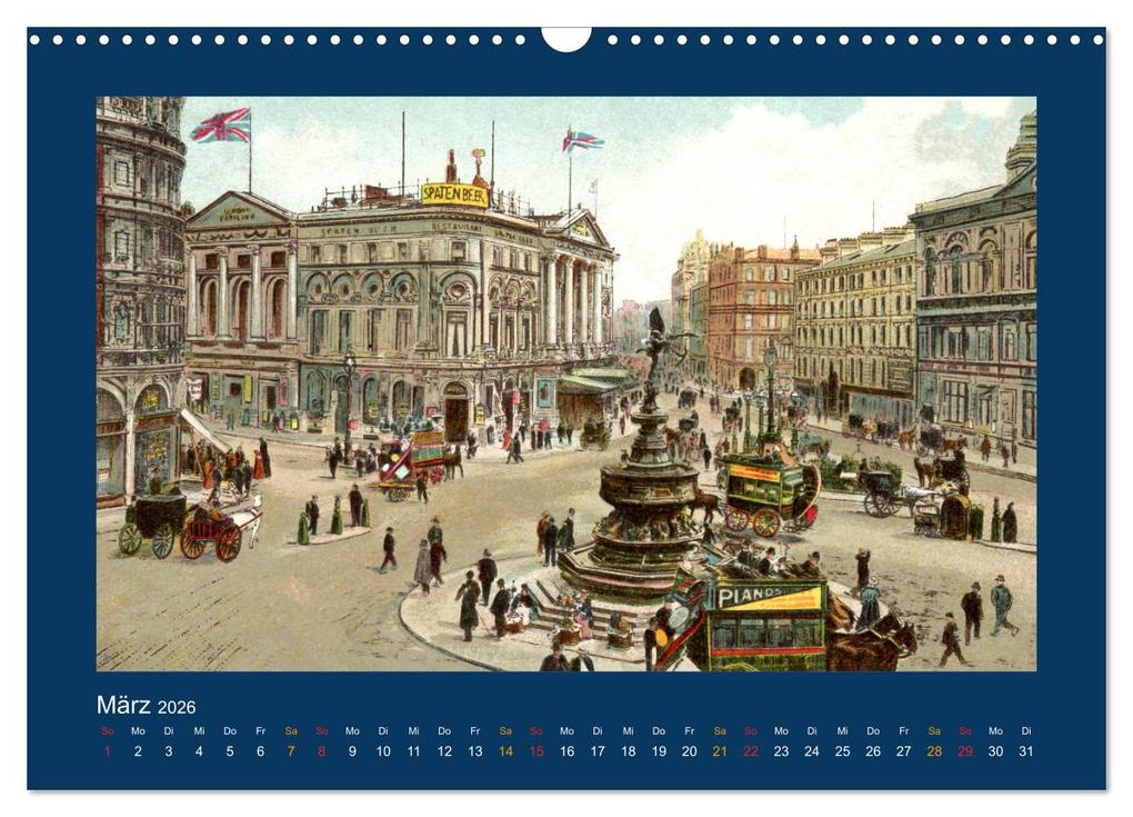 Weitere Ansicht: Historisches London von 1888 bis 1918 (Wandkalender 2026 DIN A3 quer), CALVENDO Monatskalender | Jens Siebert, Calvendo