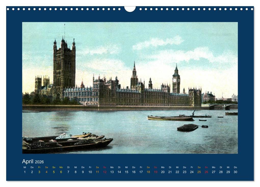 Weitere Ansicht: Historisches London von 1888 bis 1918 (Wandkalender 2026 DIN A3 quer), CALVENDO Monatskalender | Jens Siebert, Calvendo
