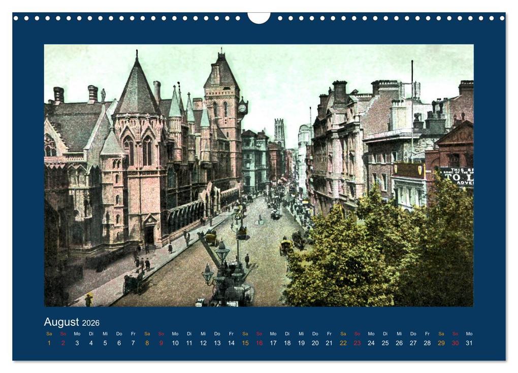 Weitere Ansicht: Historisches London von 1888 bis 1918 (Wandkalender 2026 DIN A3 quer), CALVENDO Monatskalender | Jens Siebert, Calvendo