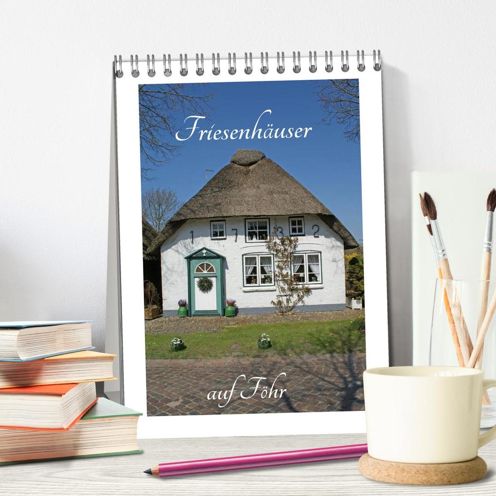 Weitere Ansicht: Friesenhäuser auf Föhr (Tischkalender 2026 DIN A5 hoch), CALVENDO Monatskalender | Martina Fornal, Calvendo