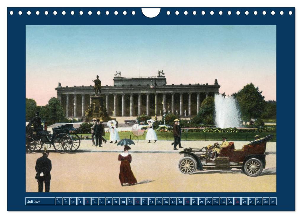 Weitere Ansicht: Historisches Berlin von 1888 bis 1918 (Wandkalender 2026 DIN A4 quer), CALVENDO Monatskalender | Jens Siebert, Calvendo
